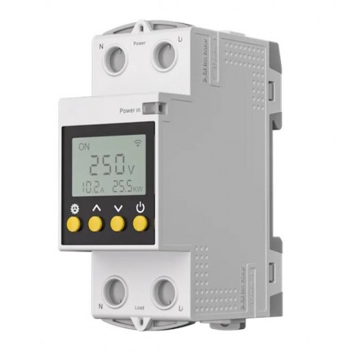 Умное реле контроля напряжения ETEK EKA1-TW-E3 WiFi 1P+N 63A