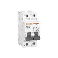 Автоматический выключатель постоянного тока ETEK EKM1-125DC 2P 100A 500VDC 10kA
