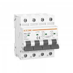 Автоматический выключатель постоянного тока ETEK EKM1-125DC 4P 100A 1000VDC 10kA