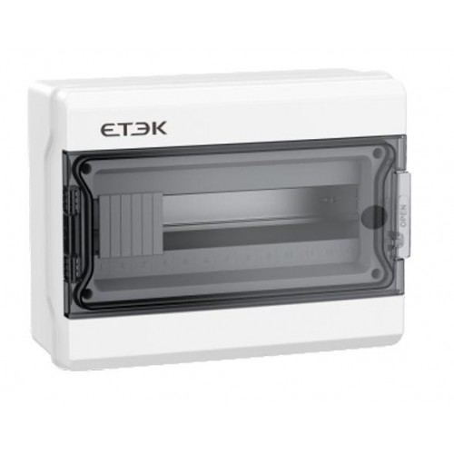 Купить Бокс пластиковый ЩРН-ПГ ETEK EKDB10-13T 13-мод. IP65 296x230x121.5 с прозр. дверью с доставкой в Минске
