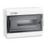Купить Бокс пластиковый ЩРН-ПГ ETEK EKDB10-13T 13-мод. IP65 296x230x121.5 с прозр. дверью с доставкой в Минске