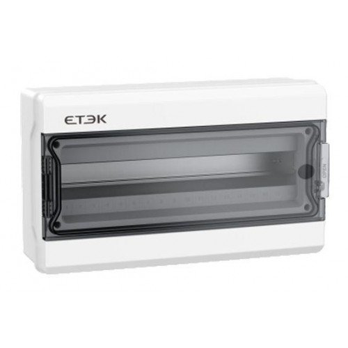 Купить Бокс пластиковый ЩРН-ПГ ETEK EKDB10-18T 18-мод. IP65 380x230x121.5 с прозр. дверью с доставкой в Минске