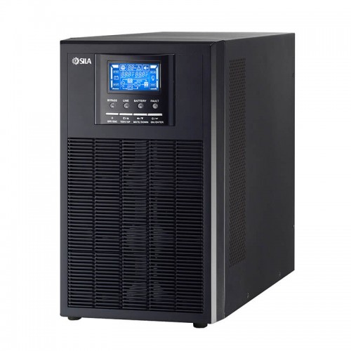Однофазный ИБП SILA W-PRO 6K on-line 6 000 ВА / 5 400 Вт со встроенными аккумуляторами для серверов и телекоммуникационного оборудования