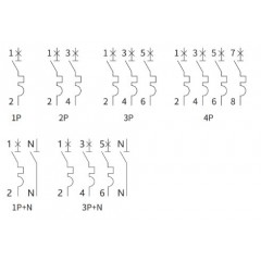 Автоматический выключатель ETEK EKM2-125H 4P 100A 10kA