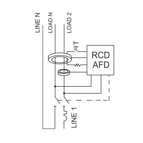 Дифавтомат с защитой от дугового пробоя ETEK EKL17H-40AFD 1P+N 16A 30mA кривая С тип A 6kA