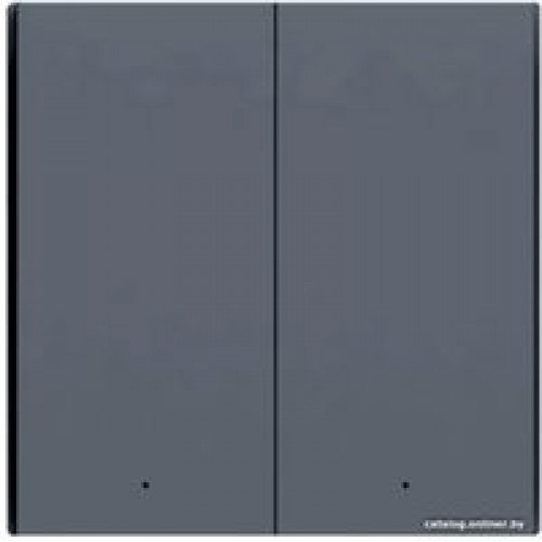 Выключатель Aqara Smart Wall Switch H1 двухклавишный c нейтралью (графит)